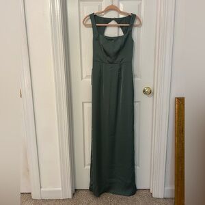 Azazie Eucalyptus Flori Dress